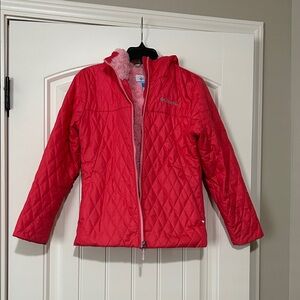 Columbia Kids' Puffer Jacket in Vibrant Pinkish/Red